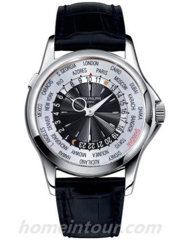 百达翡丽5130G-018男表复杂功能时计系列-黑色表带/表径39.5mm