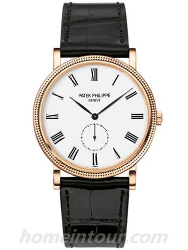 百达翡丽5116R-001男表Calatrava系列-黑色表带/表径36mm