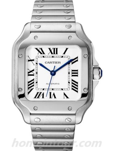 卡地亚WSSA0010男表山度士Santos系列-表带/表径35.1mm