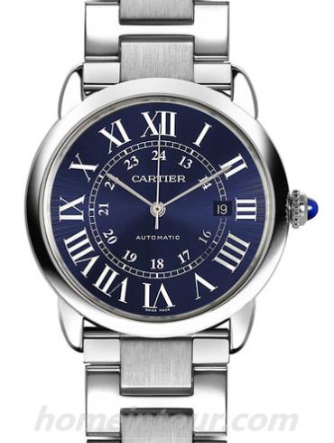 卡地亚WSRN0023男表Ronde solo系列-表带/表径42mm