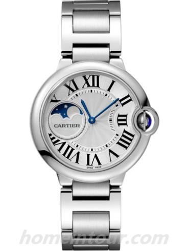卡地亚WSBB0021男表蓝气球Ballon Blue系列-表带/表径37mm