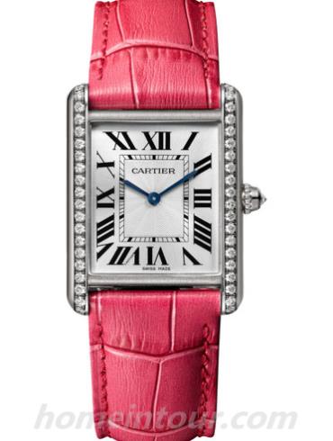 卡地亚WJTA0015男表坦克Tank系列-表带/表径33.7 x 25.5mm