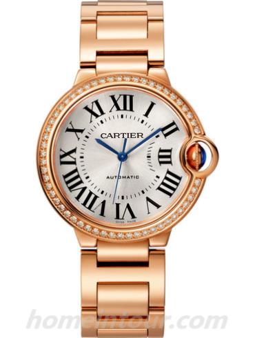 卡地亚WJBB0037男表蓝气球Ballon Blue系列-表带/表径36mm