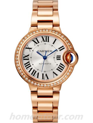 卡地亚WJBB0036女表蓝气球Ballon Blue系列-表带/表径33mm