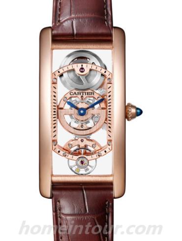 卡地亚WHTA0008男表坦克Tank系列-表带/表径&#8211;