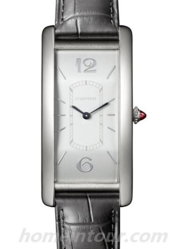 卡地亚WGTA0027男表坦克Tank系列-表带/表径46.3 x 23mm