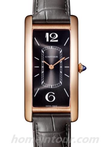 卡地亚WGTA0025男表坦克Tank系列-表带/表径46.3 x 23mm