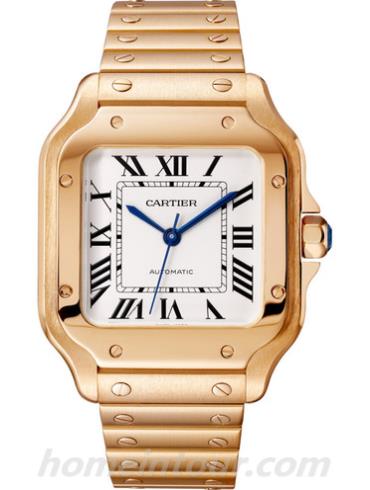 卡地亚WGSA0008男表山度士Santos系列-表带/表径35.1mm