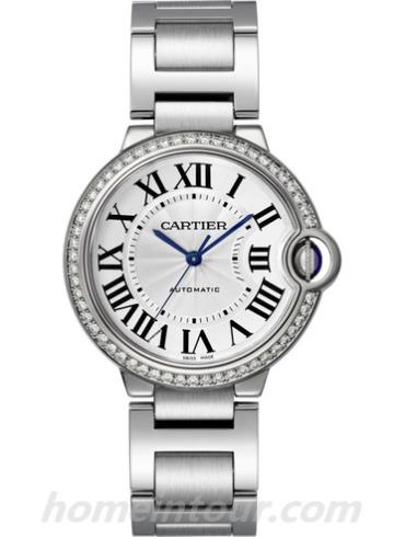 卡地亚W4BB0017男表蓝气球Ballon Blue系列-表带/表径36mm