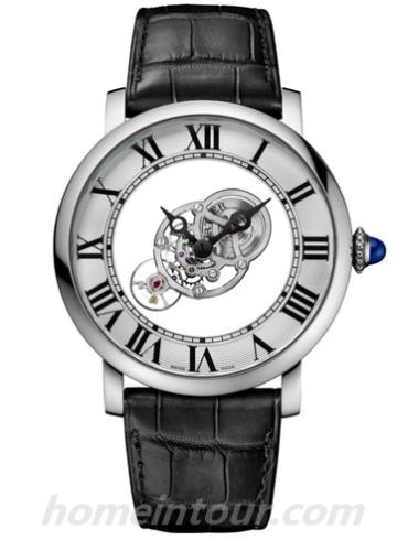 卡地亚W1556249男表Rotonde系列-表带/表径43.5mm