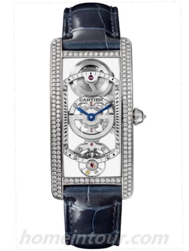 卡地亚PI01123女表坦克Tank系列-表带/表径&#8211;
