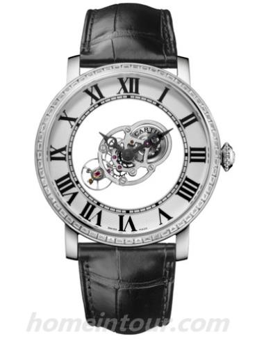 卡地亚PI01071男表Rotonde系列-表带/表径43.5mm