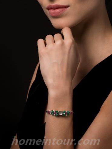 卡地亚PI01046女表创意宝石腕表系列-表带/表径&#8211;