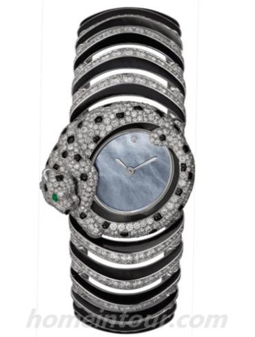 卡地亚PI01024女表创意宝石腕表系列-表带/表径&#8211;