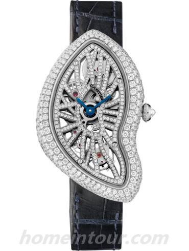 卡地亚PI00935女表Crash系列-表带/表径&#8211;