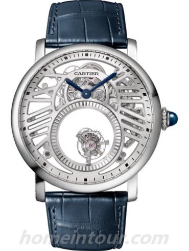 卡地亚WHRO0039男表Rotonde系列-黑色表带/表径45mm