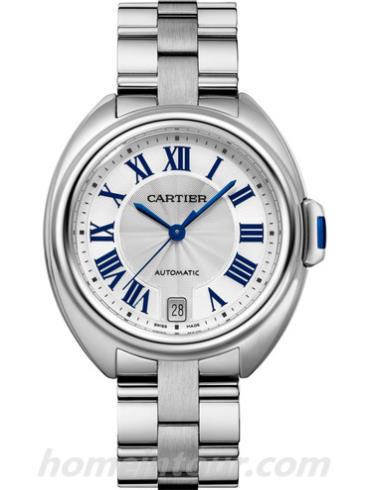 卡地亚WSCL0006女表Clé de Cartier系列-银色表带/表径35mm