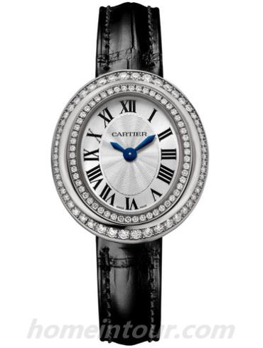 卡地亚WJHY0004女表HYPNOSE系列-黑色表带/表径30x26.2mm