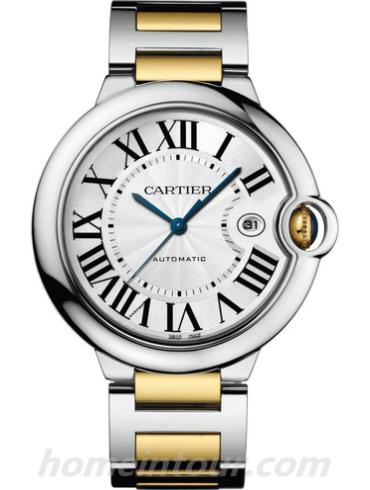 卡地亚W2BB0022男表蓝气球Ballon Blue系列-间金色表带/表径42.1mm