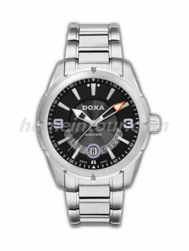 时度D159SBK男表托菲奥系列-银色表带/表径42mm