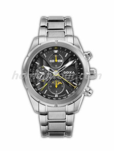 时度D128SBK男表托菲奥系列-银色表带/表径42mm