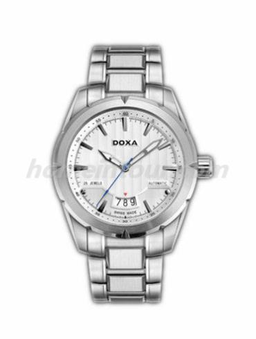 时度D112SWH男表托菲奥系列-银色表带/表径42mm