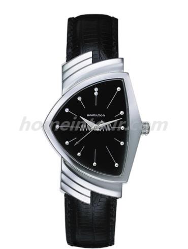 汉米尔顿H24411732男表美国经典未来轮廓系列-黑色表带/表径—mm