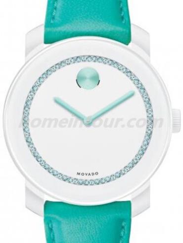 摩凡陀3600217男表波特-蓝色表带/表径36.3mm