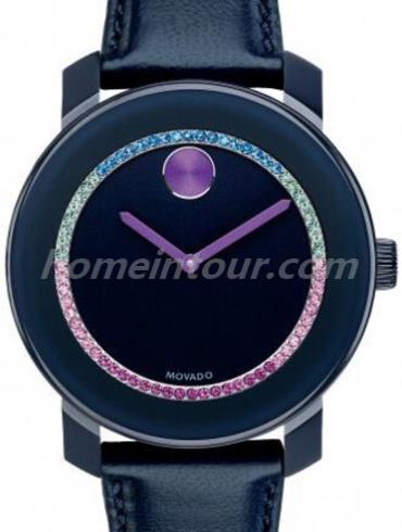 摩凡陀3600228男表波特-蓝色表带/表径36.3mm