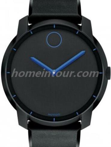 摩凡陀3600191男表波特-黑色表带/表径44mm