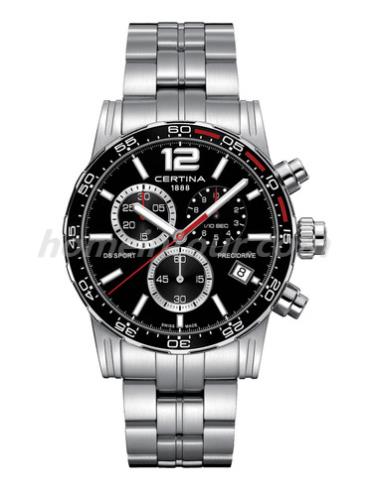 雪铁纳C027.417.11.057.02男表动能系列-银色表带/表径42mm