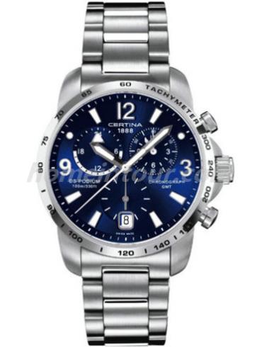 雪铁纳C001.639.11.047.00男表冠军系列-银色表带/表径42mm