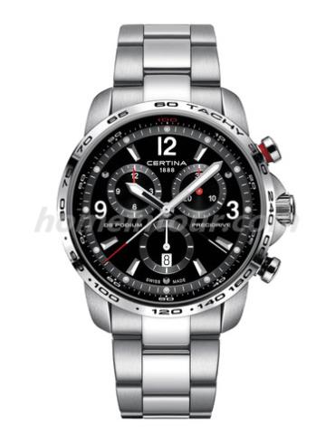 雪铁纳C001.647.11.057.00男表冠军系列-银色表带/表径44mm