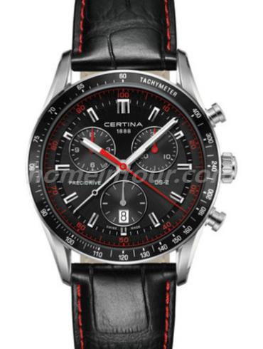 雪铁纳C024.447.16.051.03男表DS-2极速系列-黑色表带/表径41mm