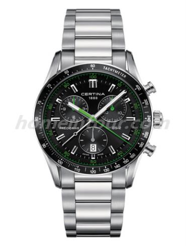 雪铁纳C024.447.11.051.02男表DS-2极速系列-银色表带/表径41mm