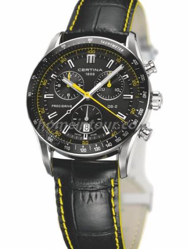 雪铁纳C024.447.16.051.01男表-黑色表带/表径41mm