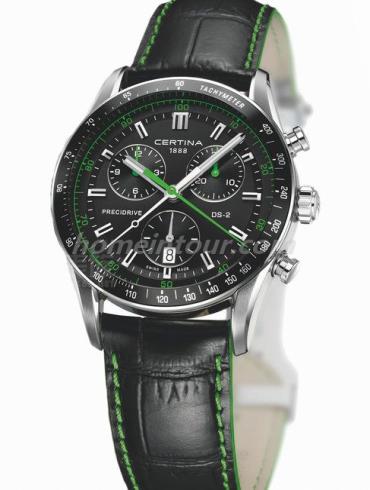 雪铁纳C024.447.16.051.02男表DS-2极速系列-黑色表带/表径41mm