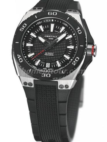 雪铁纳C023.710.27.051.00男表-黑色表带/表径44mm