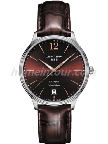 雪铁纳C021.810.16.297.00男表DS Dream系列-表带/表径38mm