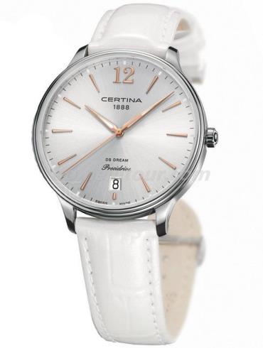 雪铁纳C021.810.16.037.01_男表DS Dream系列-白色表带/表径38mm