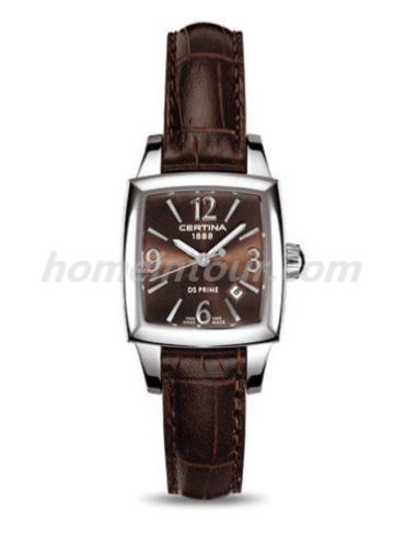 雪铁纳C004.310.16.297.00女表至尊系列-褐色表带/表径25mm