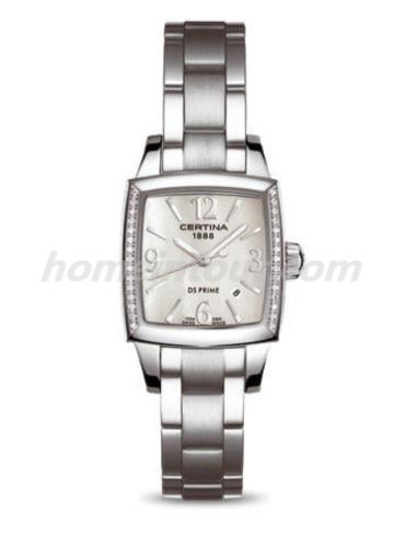 雪铁纳C004.310.11.117.01女表至尊系列-银色表带/表径25mm