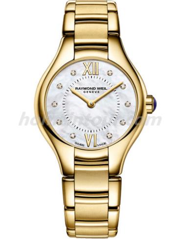 蕾蒙威5124-P-00985女表Noemia系列-金色表带/表径24mm