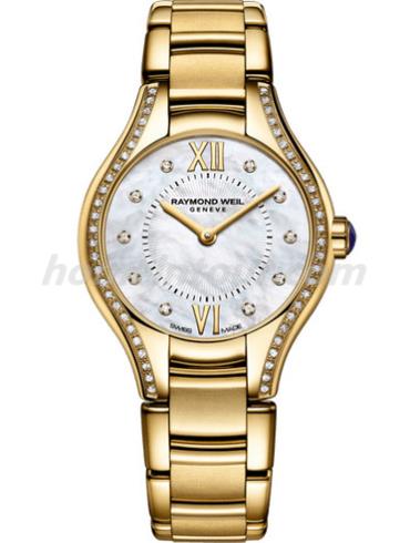 蕾蒙威5124-PS-00985女表Noemia系列-金色表带/表径24mm