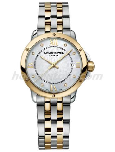 蕾蒙威5391-STP-00995女表Tango系列-间金色表带/表径28mm