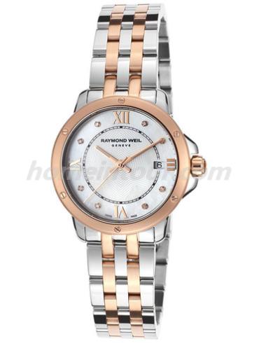 蕾蒙威5391-SP5-00995女表Tango系列-间金色表带/表径28mm