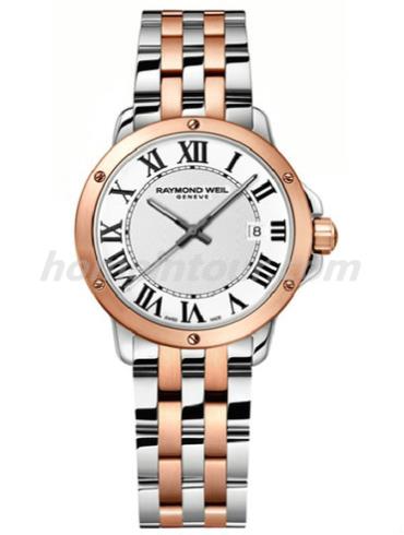 蕾蒙威5391-SP5-00300女表Tango系列-间金色表带/表径28mm