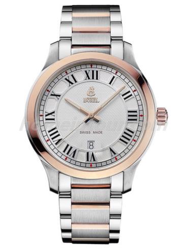 依波路GBR608-2599男表音韵系列-间金色表带/表径41mm