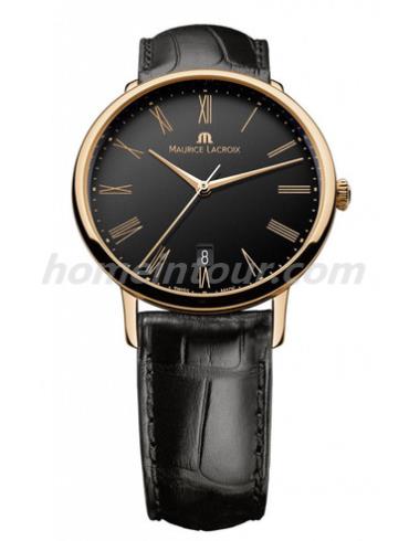 艾美LC6007-PG101-310男表典雅系列-黑色表带/表径38mm