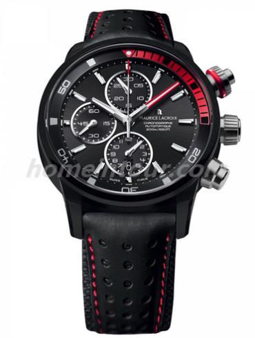 艾美PT6028-ALB01-331男表奔涛系列-黑色表带/表径43mm